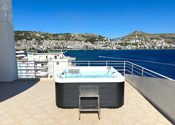 Seafront Oasis Luxury Apartment, With Sae View * Sarandë